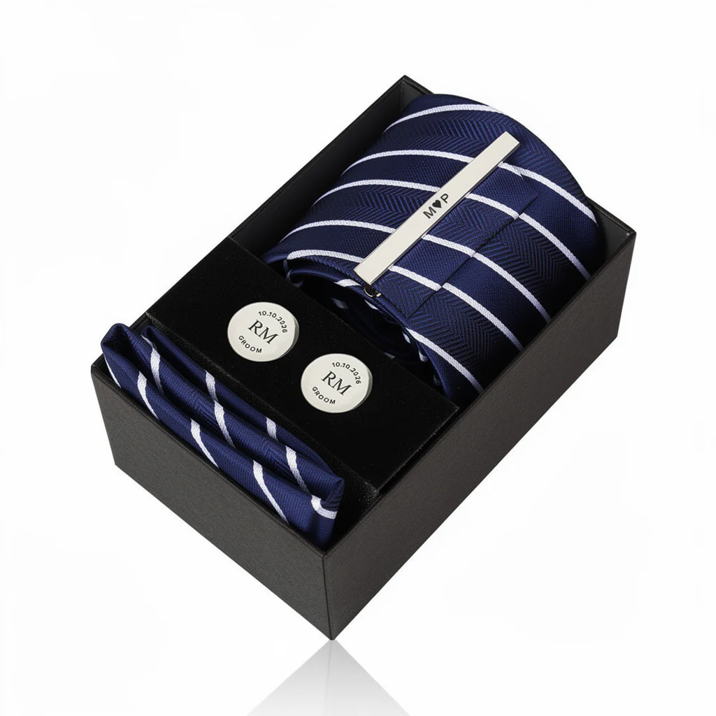 Blue Stripe Tie - Image 2