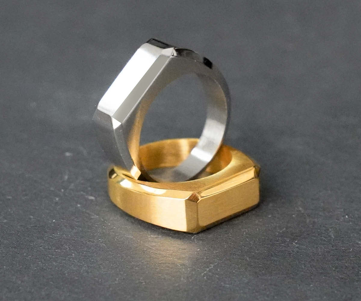 Engravd Gold Ring - Personalised Initials - Image 6