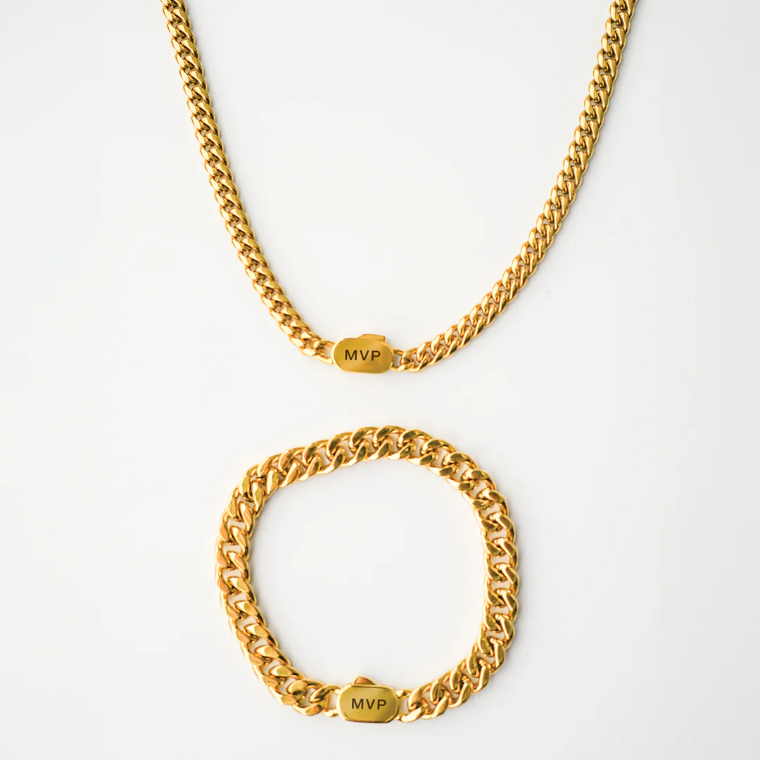 Gold Cuban Chain Bracelet - Image 8