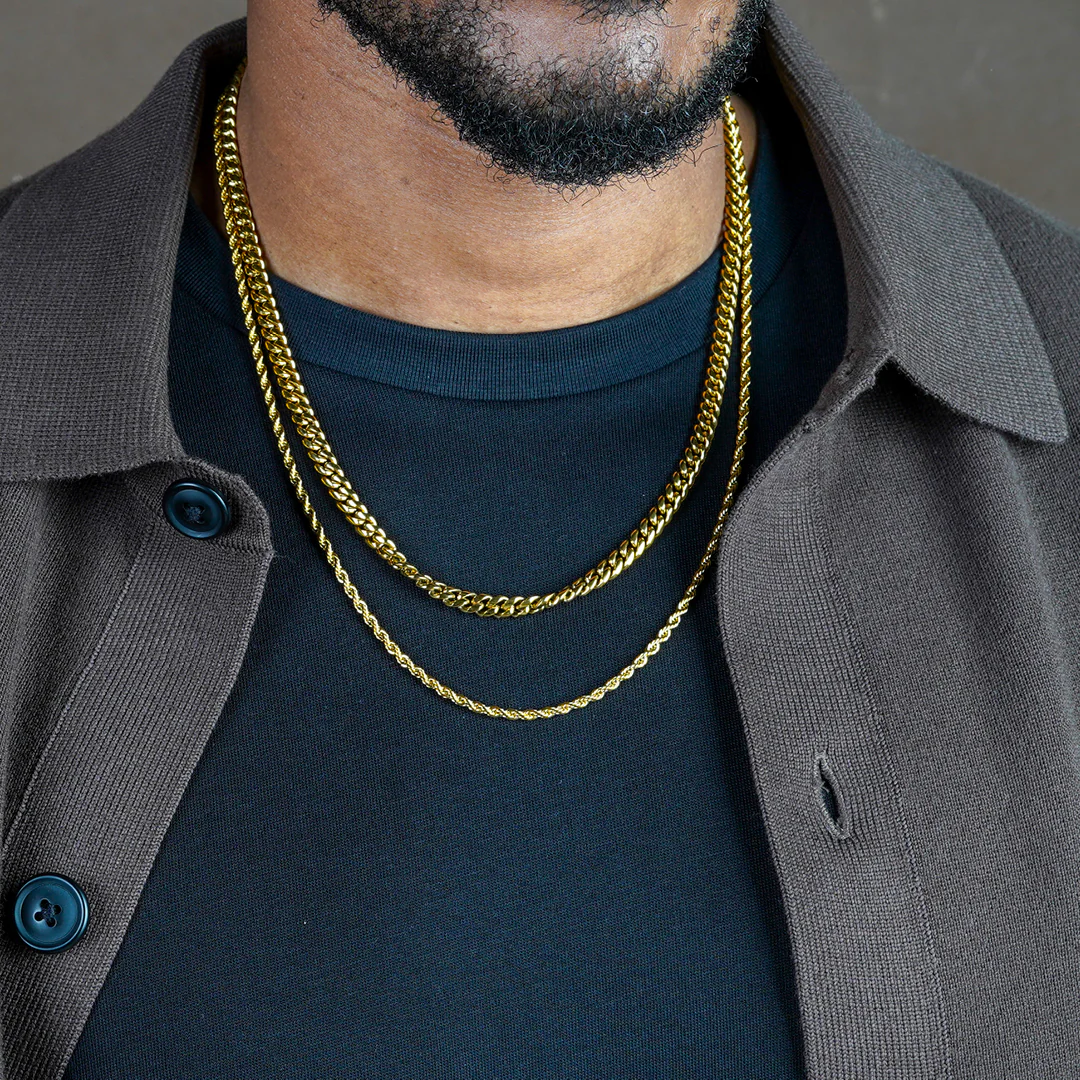Gold Cuban Link Chain - 5mm - Image 11