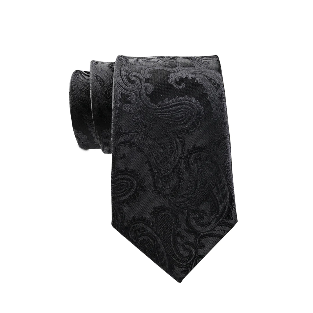 Paisley Black Tie - Image 4